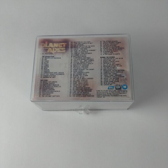 Planet Of The Apes Movie Trading Cards Complete Base Set Topps 2001 - Picture 6 of 6